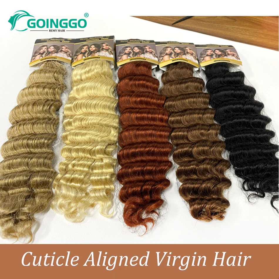 

Deep Wave Virgin Human Hair Bulk For Braiding Raw Virgin 100g No Weft Cuticle Aligned Hair Bulk Hair Extension Crochet Braids