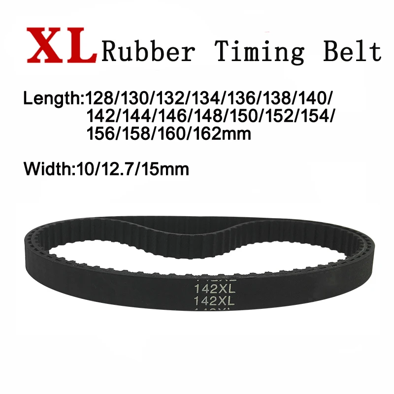 

5pieces XL Timing Belt Trapezoidal Tooth C=128/130/132/136/138/140/150/152/154/156/158/160/162mm Rubber Synchronous Drive Belts