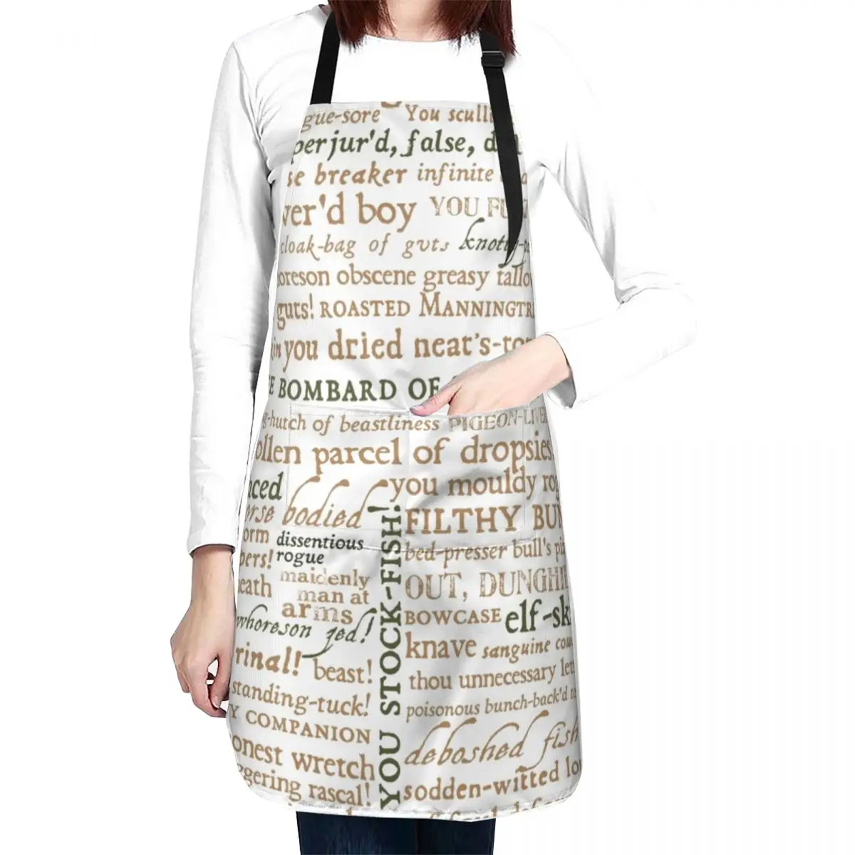Shakespeare's Insults Collection - Revised Edition (by incognita) Apron custom women's kitchen apron An Apron
Shakespeare's Insults Collection - Revised Edition (by incognita) Apron custom women's kitchen apron An Apron