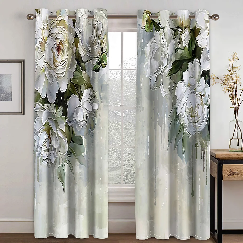 Watercolor Oil Painting White Flower Girl Window Curtains Drapes for Kids Bedroom Living Room Kitchen Door Home Decor 2Pieces
Watercolor Oil Painting White Flower Girl Window Curtains Drapes for Kids Bedroom Living Room Kitchen Door Home Decor 2Pieces
