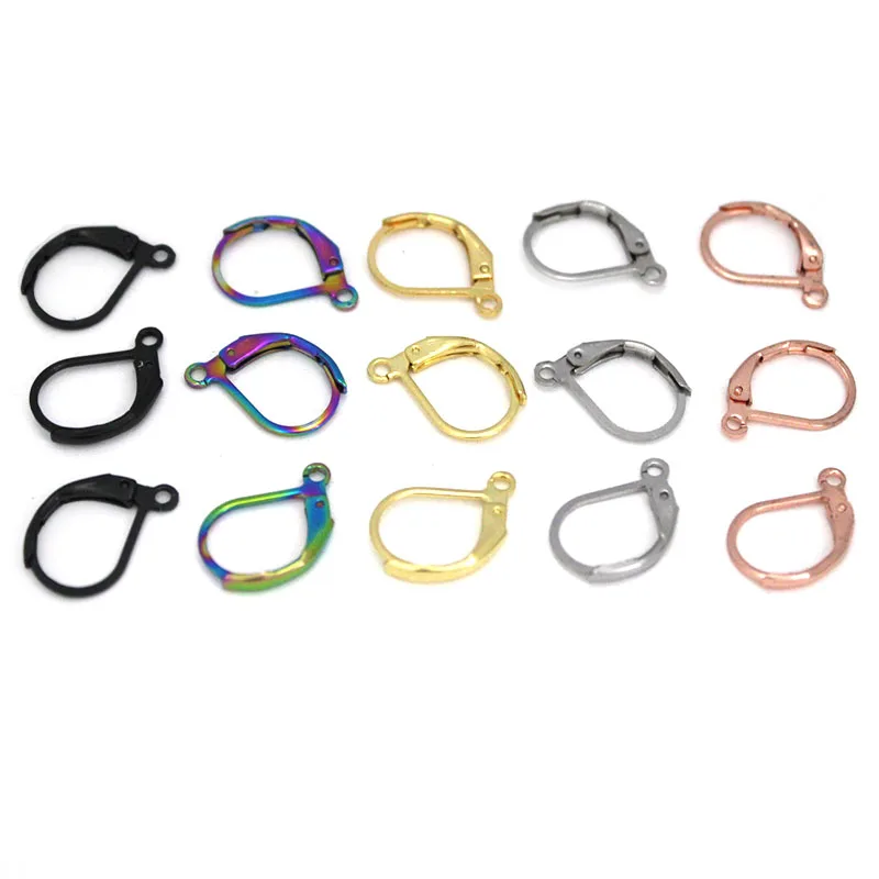 20pcs Hypoallergenic Stainless Steel Leverback Earrings Hooks Findings Black Color Earring Clasps Earwire For DIY Jewelry Making
20pcs Hypoallergenic Stainless Steel Leverback Earrings Hooks Findings Black Color Earring Clasps Earwire For DIY Jewelry Making