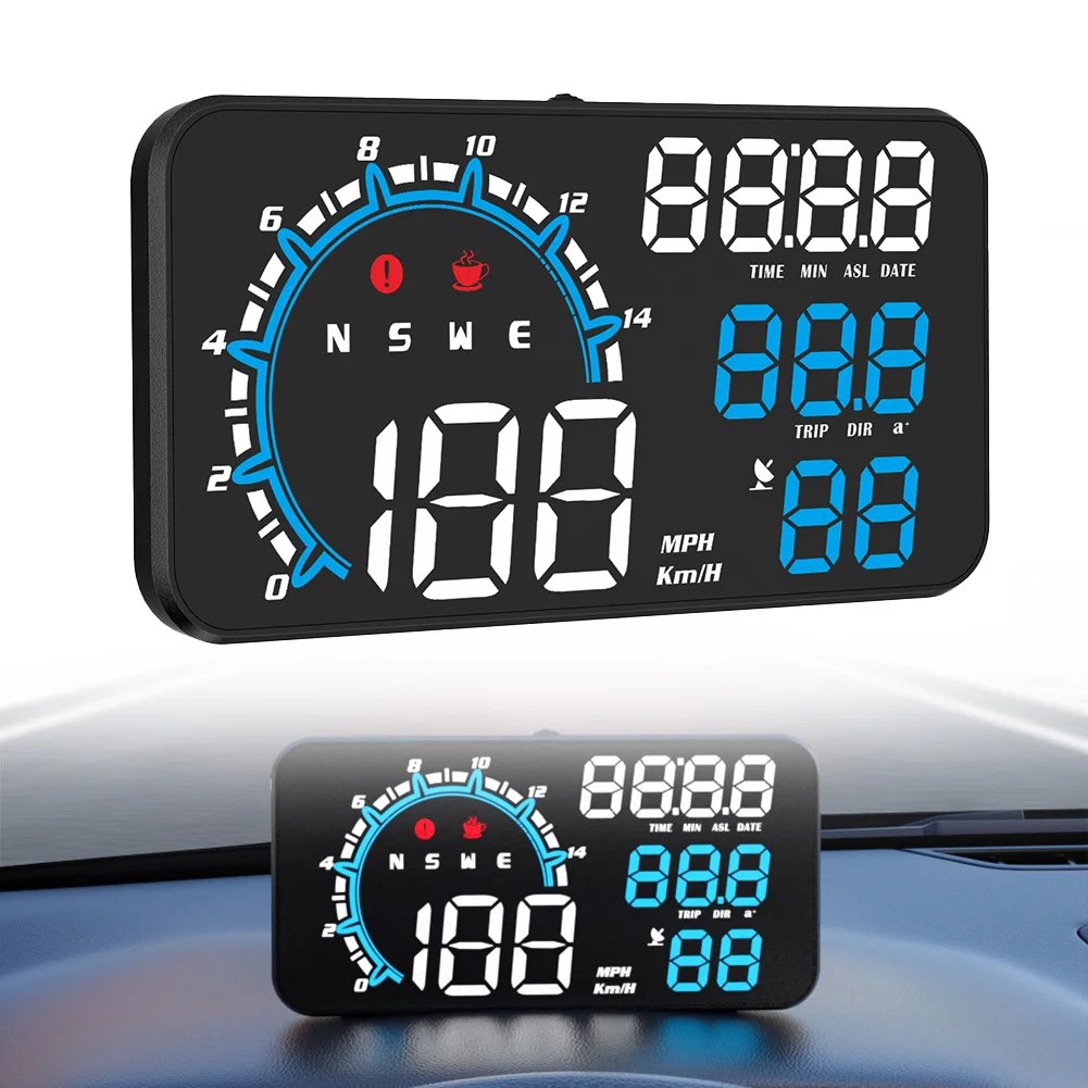 Digital Speedometer Universal GPS Car HUD Head Up Display MPH Overspeed Alarm Altitude Date And Clock OBD2 Slope Meter
Digital Speedometer Universal GPS Car HUD Head Up Display MPH Overspeed Alarm Altitude Date And Clock OBD2 Slope Meter