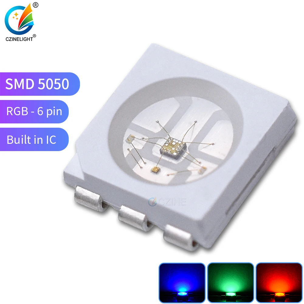 1000 шт./пакет Czinelight 12 В встроенный Ic Ws2812B SK6812 6-контактный адресуемый светодиод 5050 Smd Rgb
1000 шт./пакет Czinelight 12 В встроенный Ic Ws2812B SK6812 6-контактный адресуемый светодиод 5050 Smd Rgb