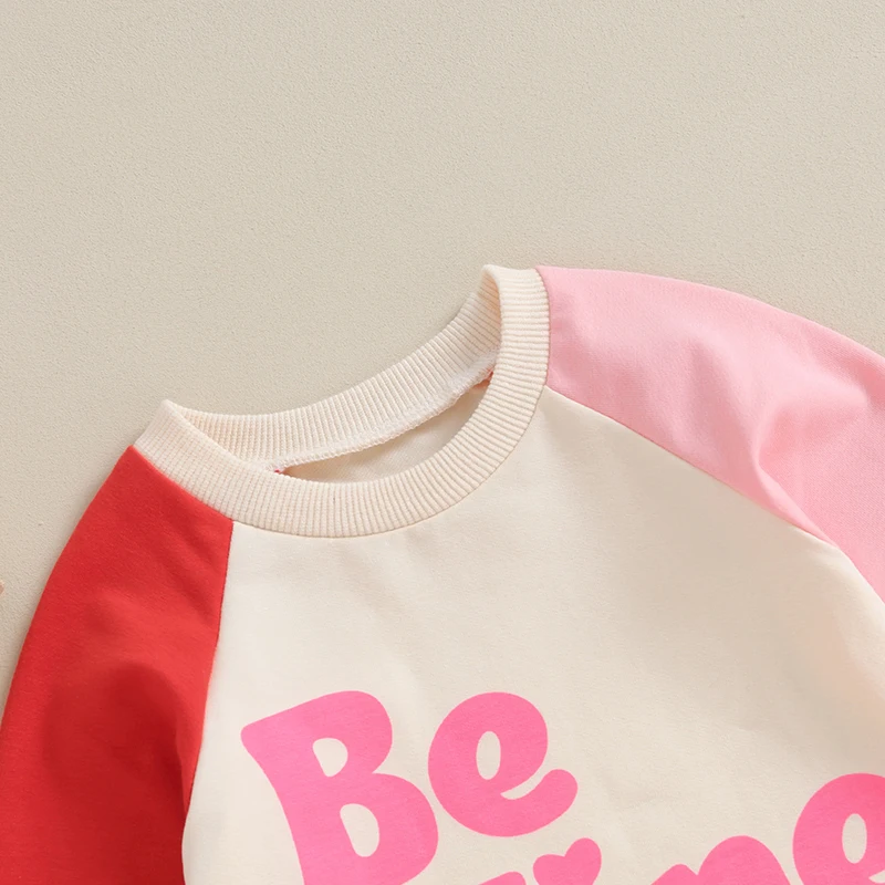 Infant Baby Girl Valentines Day Jumpsuit Long Sleeve Be Mine Letter Print Contrast Color Romper Bodysuit Fall Clothes
Infant Baby Girl Valentines Day Jumpsuit Long Sleeve Be Mine Letter Print Contrast Color Romper Bodysuit Fall Clothes