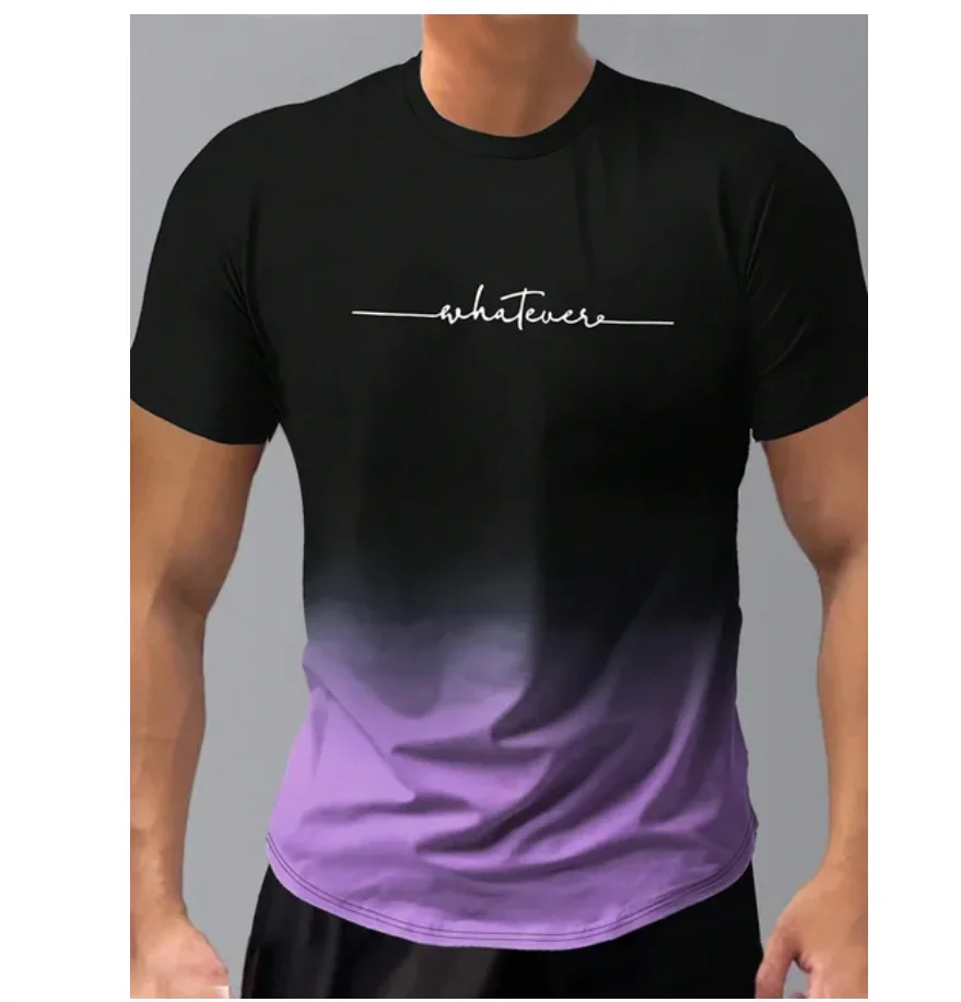 Harajuku Men's Short Sleeved T-shirt With Letter Print Round Neck Nickel Fashionable Casual Men's Short Sleeved T-shirt Printed
Harajuku Men's Short Sleeved T-shirt With Letter Print Round Neck Nickel Fashionable Casual Men's Short Sleeved T-shirt Printed