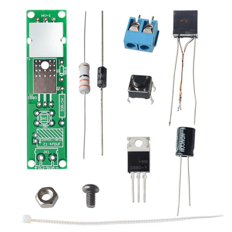 DC3-5V DIY Kit High Voltage Generator Arc Igniter Lighter Kit For DIY Electronic Production Suite
DC3-5V DIY Kit High Voltage Generator Arc Igniter Lighter Kit For DIY Electronic Production Suite