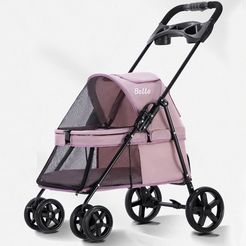 Authentic Pet Stroller Carrier 4 wheels for Little Dog and Cats Super Light and Breathable Oxford Pet Strollers Bearing 15KG
Authentic Pet Stroller Carrier 4 wheels for Little Dog and Cats Super Light and Breathable Oxford Pet Strollers Bearing 15KG