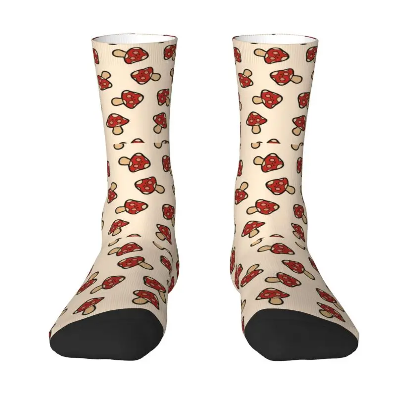 Happy Mushroom Pattern On Cream Men Women Crew Socks Unisex Kawaii Spring Summer Autumn Winter Dress Socks
Happy Mushroom Pattern On Cream Men Women Crew Socks Unisex Kawaii Spring Summer Autumn Winter Dress Socks