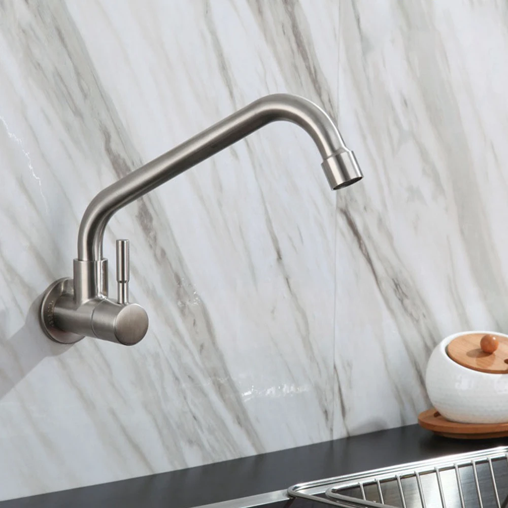 Durable Practical Brand New Sink Faucet Kitchen Mixer Tap Saving Water Silver In-wall Single Cold Water Sprayer
Durable Practical Brand New Sink Faucet Kitchen Mixer Tap Saving Water Silver In-wall Single Cold Water Sprayer