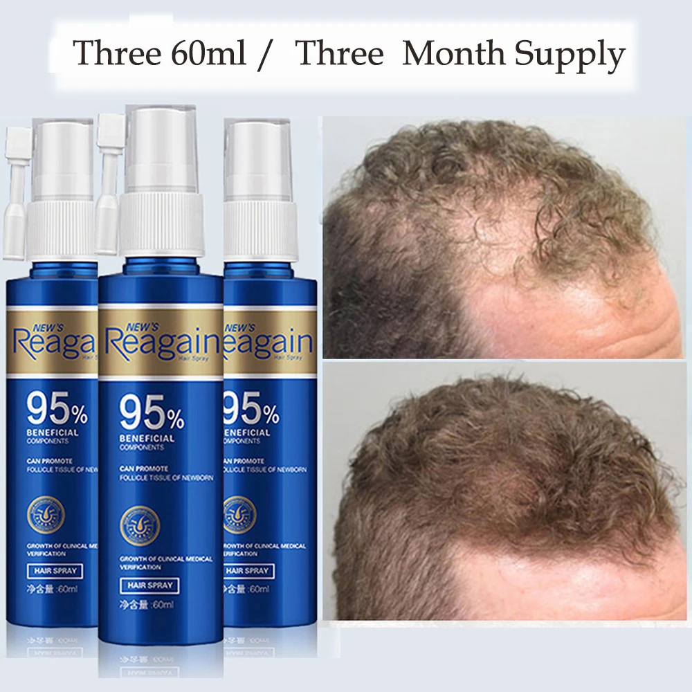 

3 шт. спрей для роста волос против выпадения волос, борода/эссенция для роста бровей, восстановление поврежденных корней волос для женщин и мужчин
