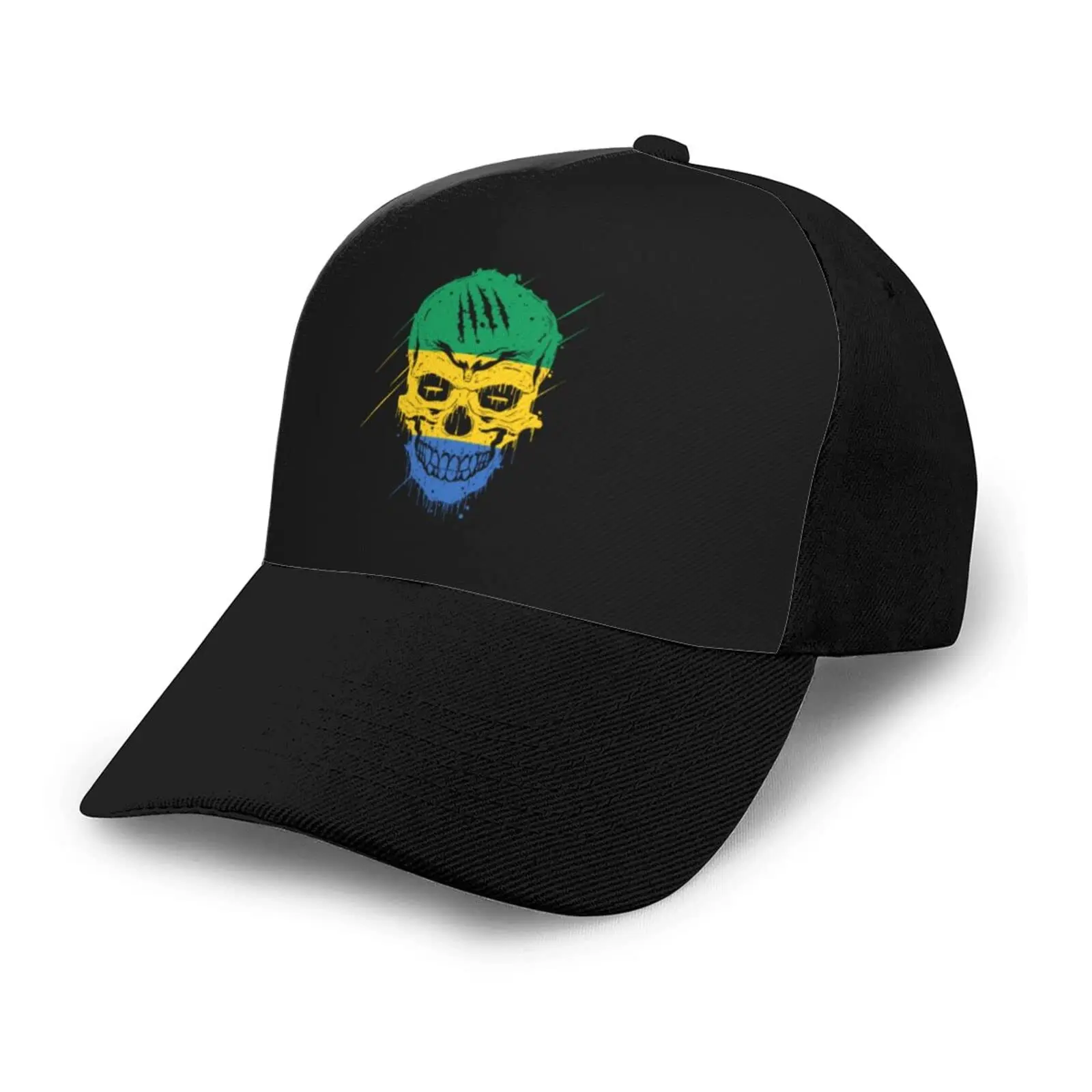 Gabon Patriot Skull National Flag Baseball Cap Breathable Hip-Hop Sun Hat Adjustable Trucker Men Women Unisex For Gift
Gabon Patriot Skull National Flag Baseball Cap Breathable Hip-Hop Sun Hat Adjustable Trucker Men Women Unisex For Gift