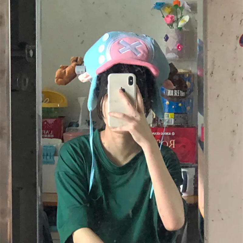 One Piece Tony Chopper Funny Anime Hats Cap Japanese Cartoon Cosplay Plush Winter Keep Warm Adults Hat Halloween Women Gifts
One Piece Tony Chopper Funny Anime Hats Cap Japanese Cartoon Cosplay Plush Winter Keep Warm Adults Hat Halloween Women Gifts