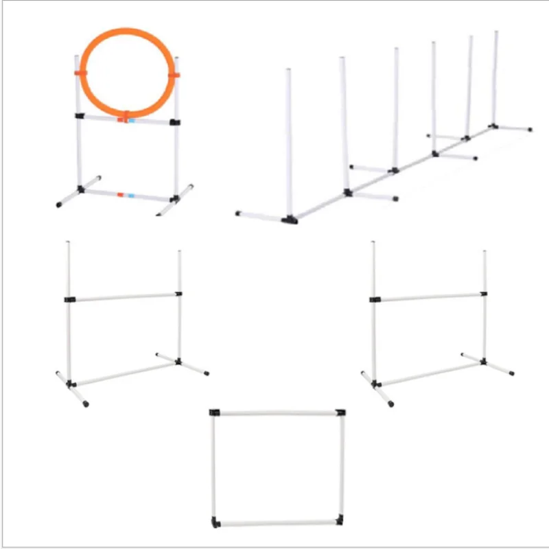 Dog Outdoor Training Equipment High Jump,hoop and Pole Three Piece Dog Tunnel Pet Training Kit Hoop Agility Equipment 
Dog Outdoor Training Equipment High Jump,hoop and Pole Three Piece Dog Tunnel Pet Training Kit Hoop Agility Equipment