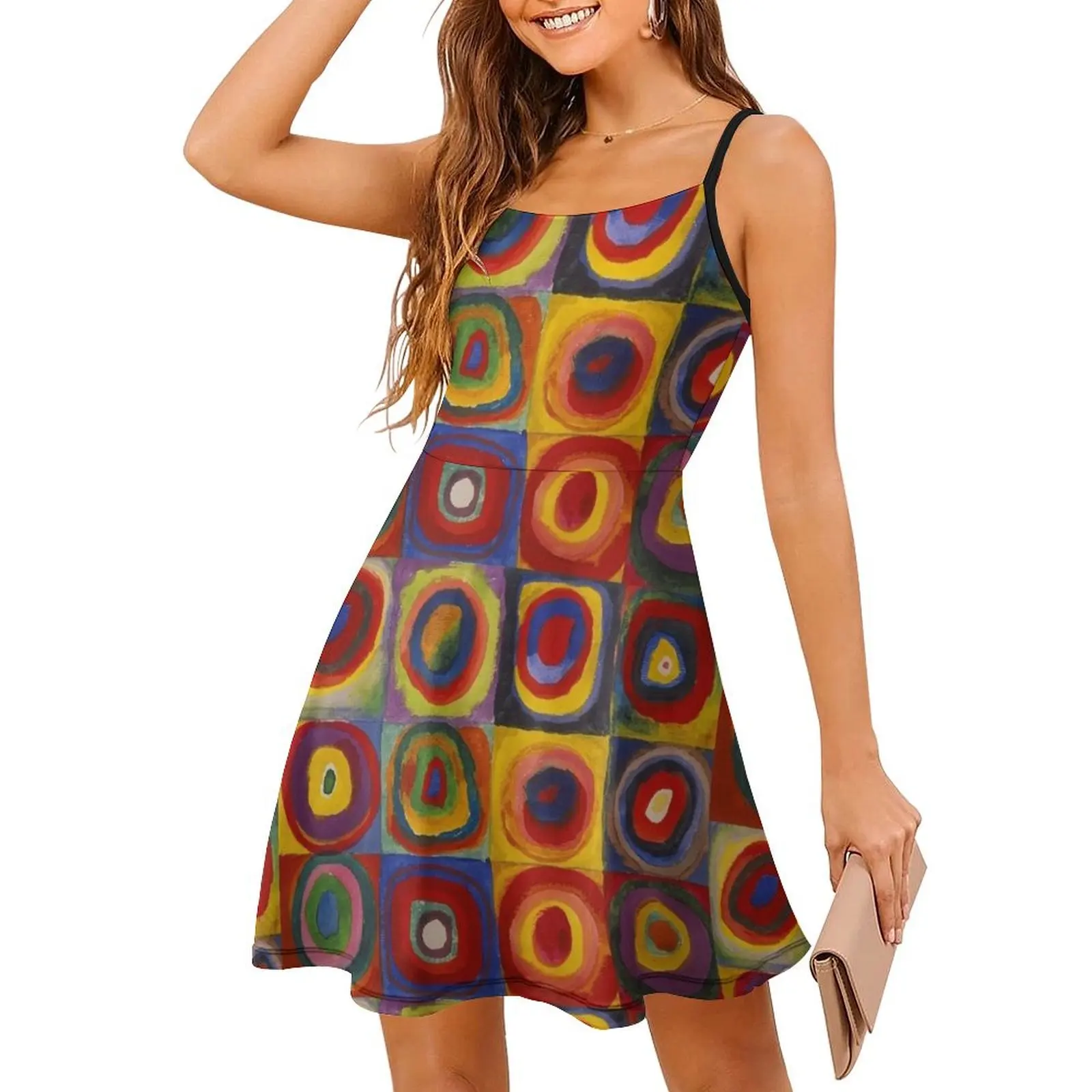 Kandinsky pattern Sling Dress Women's dresses wedding dresses for parties summer women's suit dress
Kandinsky pattern Sling Dress Women's dresses wedding dresses for parties summer women's suit dress