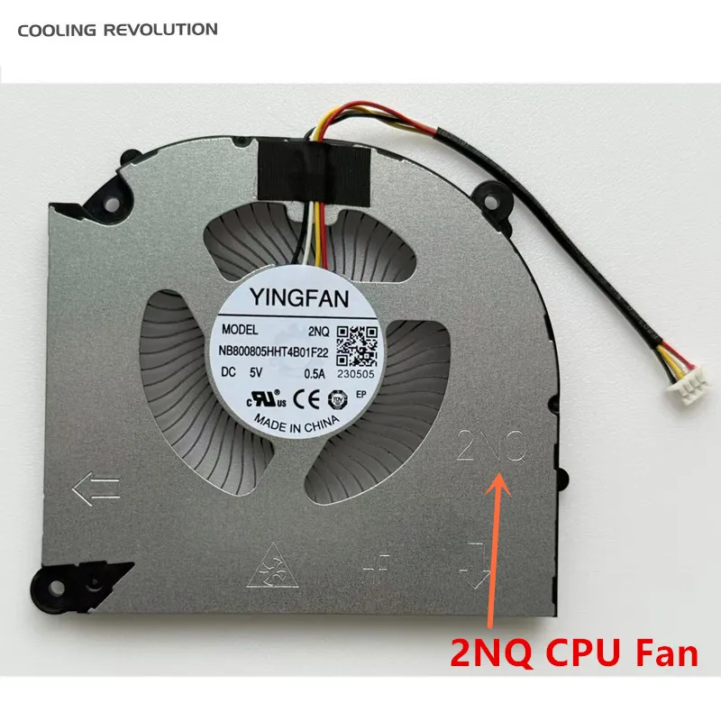 New Original Laptop CPU GPU Cooling Fan For YINGFAN MODEL 2NQ NB800805HHT4B01F22 2NP NA850805HHT4B01F22 5V 0.5A New Original Laptop CPU GPU Cooling Fan For YINGFAN MODEL 2NQ NB800805HHT4B01F22 2NP NA850805HHT4B01F22 5V 0.5A