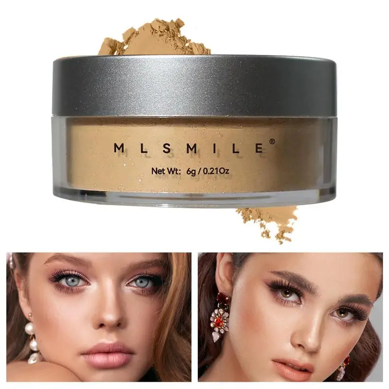 Shimmering Highlighter Powder Makeup Setting Powder 6g Lightweight Oil Control Face Pressed Powder Matte Pressed Setting Powder
Shimmering Highlighter Powder Makeup Setting Powder 6g Lightweight Oil Control Face Pressed Powder Matte Pressed Setting Powder