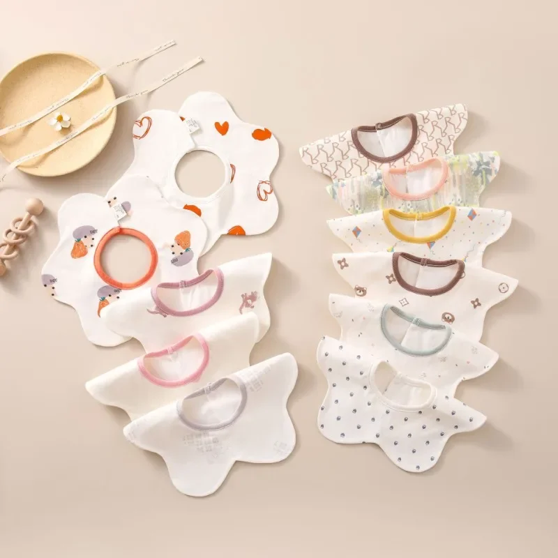 New baby bib Baby drool towel Baby bib newborn drool pocket 360 degrees can be rotated to prevent dirty
New baby bib Baby drool towel Baby bib newborn drool pocket 360 degrees can be rotated to prevent dirty