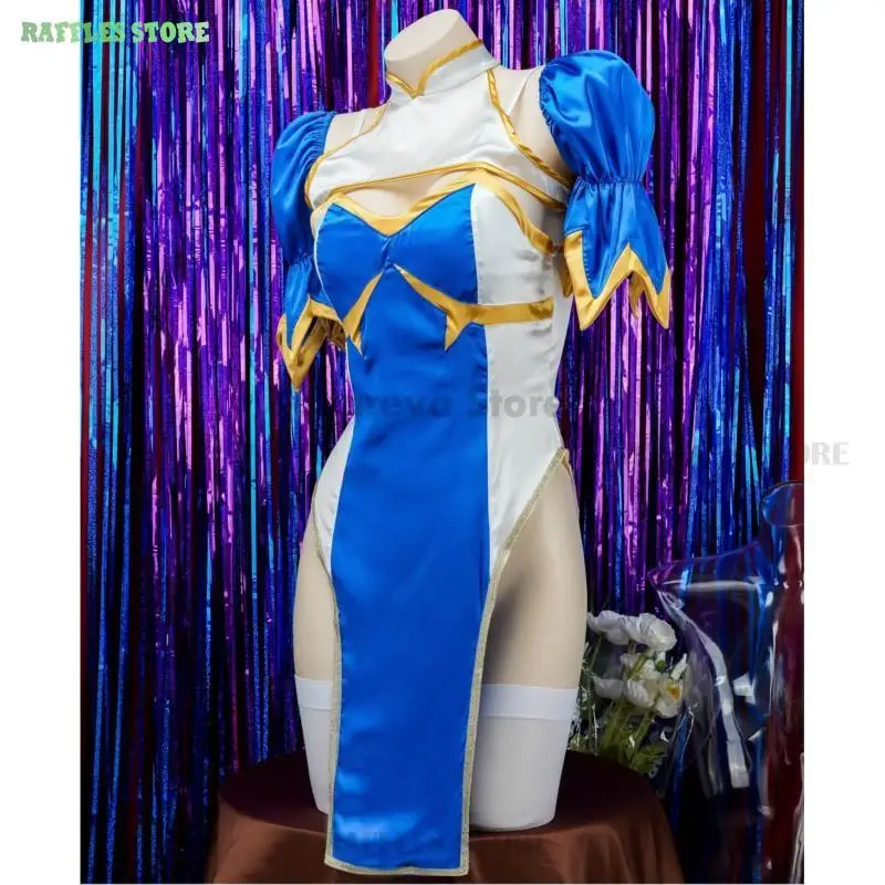 Chunli Chun Li Cosplay Dress Costume Game SF 6 Role Play Blue Qipao Outfit Full Set Kungfu Suit Halloween Fancy Dress Party Suit
Chunli Chun Li Cosplay Dress Costume Game SF 6 Role Play Blue Qipao Outfit Full Set Kungfu Suit Halloween Fancy Dress Party Suit
