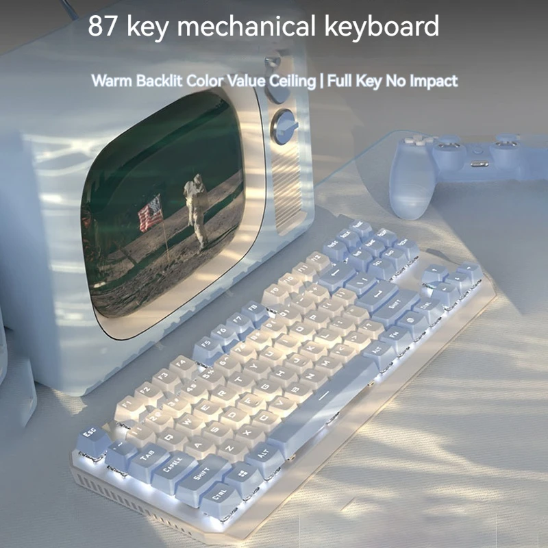 New Eweadn Mechanical Keyboard 87 Key Wireless Bluetooth Three Mode Game Office Ergonomics And Multimedia Function Key Keyboard
New Eweadn Mechanical Keyboard 87 Key Wireless Bluetooth Three Mode Game Office Ergonomics And Multimedia Function Key Keyboard