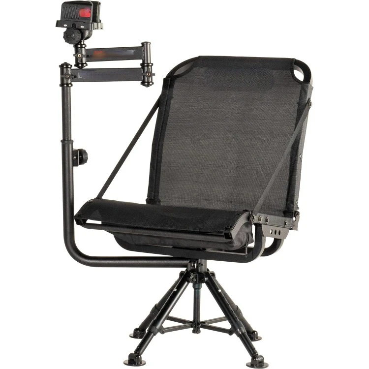 DeathGrip 360 Chair with Lightweight Aluminum Construction, 4 Extendable Legs, DeathGrip Universal Gun Rest, 360 Adjustable
DeathGrip 360 Chair with Lightweight Aluminum Construction, 4 Extendable Legs, DeathGrip Universal Gun Rest, 360 Adjustable