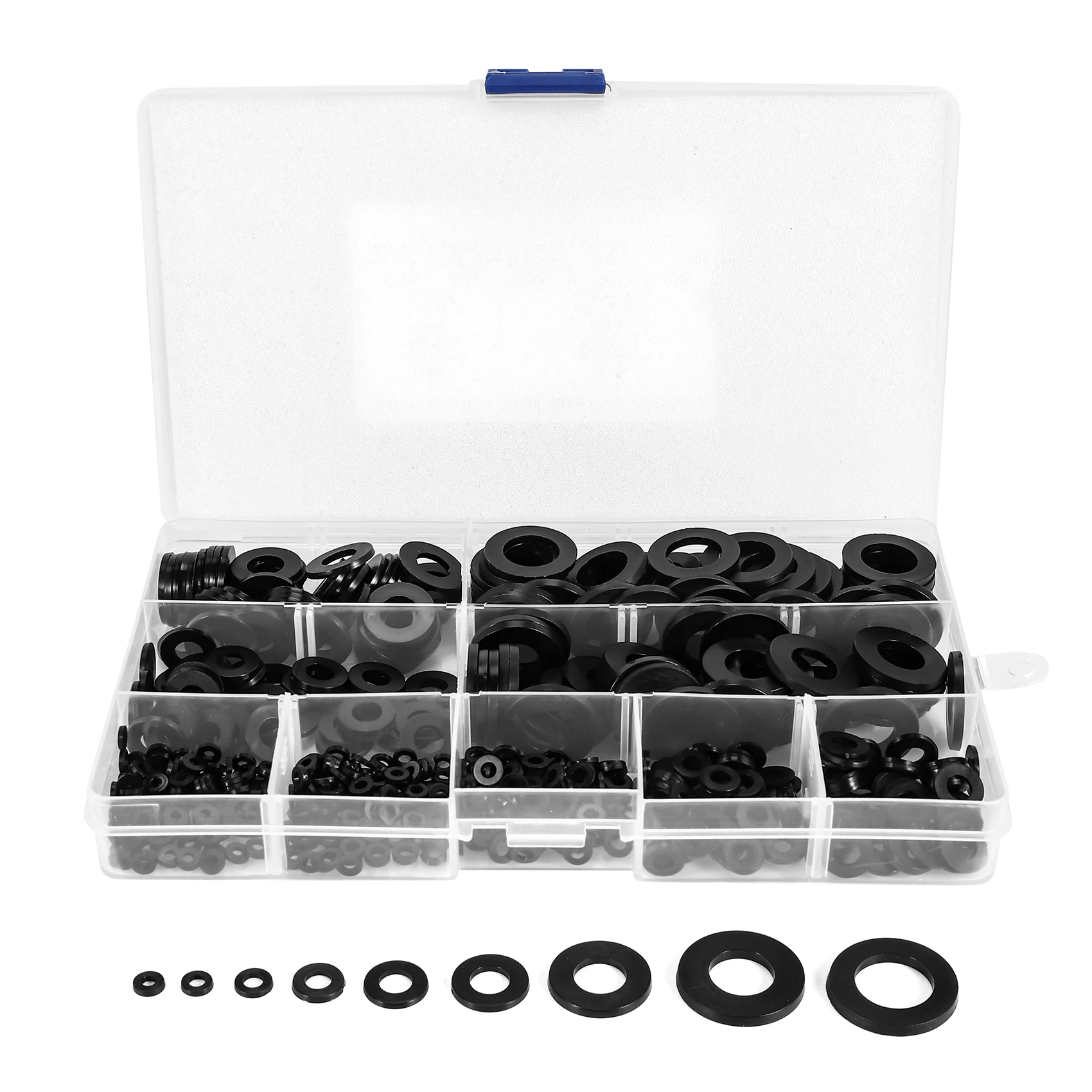 600Pcs Black Nylon Rubber Flat Washer Assortment Kit for M2 M2.5 M3 M4 M5 M6 M8 M10 M12 Plain Repair Washer Furniture Gasket Kit
600Pcs Black Nylon Rubber Flat Washer Assortment Kit for M2 M2.5 M3 M4 M5 M6 M8 M10 M12 Plain Repair Washer Furniture Gasket Kit