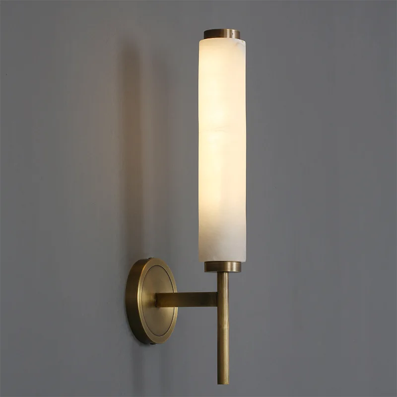 Modern All Copper Wall Lamps Simple Bedroom Stair Study LED Lighting Nordic Living Room Hall Marble Wall Light Creative Sconces
Modern All Copper Wall Lamps Simple Bedroom Stair Study LED Lighting Nordic Living Room Hall Marble Wall Light Creative Sconces