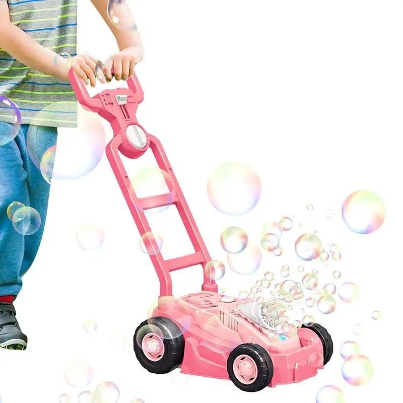 

Автоматическая пузырчатая машина, игрушечная газонокосилка, газонокосилка, воздуходувка в форме пузырька, детская интерактивная игрушка, детские подарки на день рождения