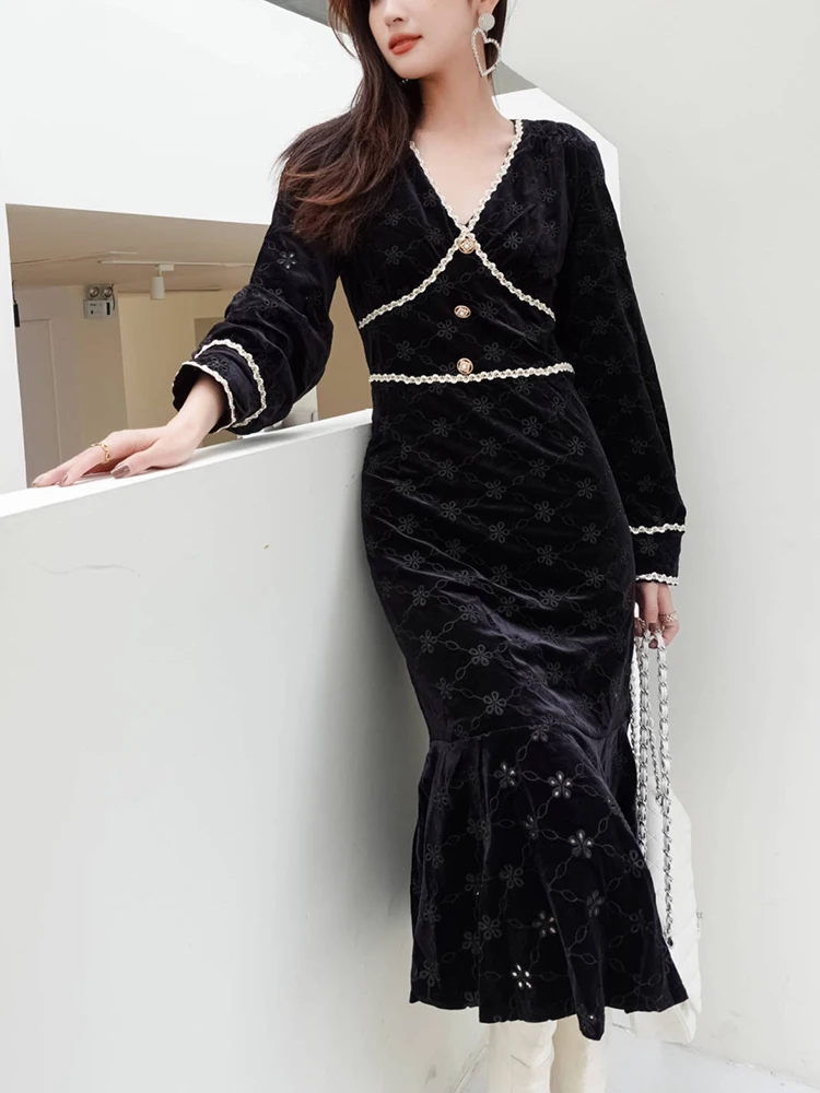 GypsyLady Elegant Chic Black Midi Dress Hepburn Autumn Spring Vintage Holiday Women Long Sleeve Casual Ladies Dresses Vestidos
GypsyLady Elegant Chic Black Midi Dress Hepburn Autumn Spring Vintage Holiday Women Long Sleeve Casual Ladies Dresses Vestidos