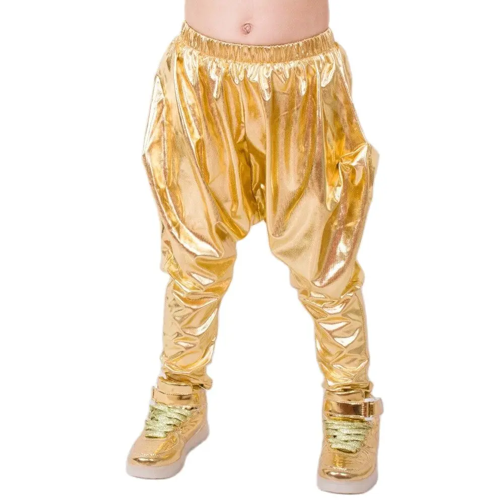 Heroprose 2023 Fashion Personality Big Crotch Trousers Stage Performance Harem Street Gold Hip Hop Skinny Pants For Kids
Heroprose 2023 Fashion Personality Big Crotch Trousers Stage Performance Harem Street Gold Hip Hop Skinny Pants For Kids