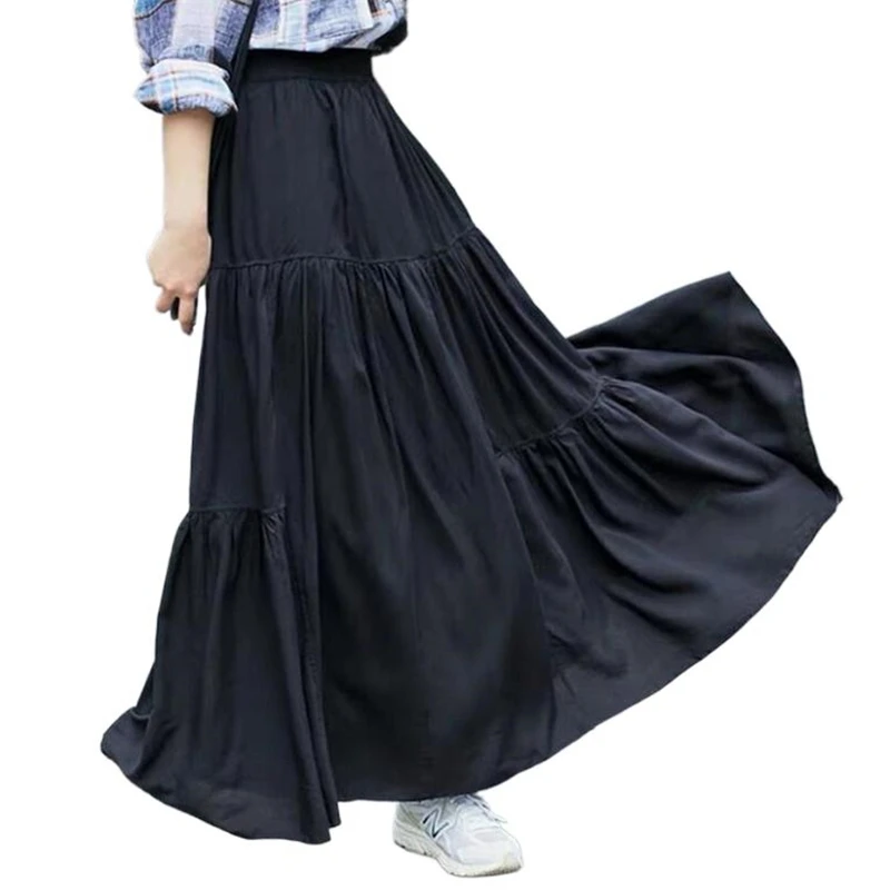 2024 Spring Autumn Women High Waist Pleated cotton linen skirts, fashion Korea casual long maxi skirts plus size party vestidos
2024 Spring Autumn Women High Waist Pleated cotton linen skirts, fashion Korea casual long maxi skirts plus size party vestidos