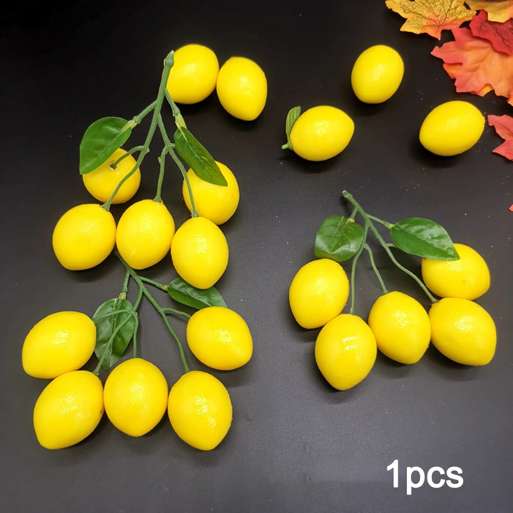 Artificial Lemon Lifelike Simulation Lemon Fruit Kitchen Restaurant Display Food Decor Photography Props Home Party Decor
Artificial Lemon Lifelike Simulation Lemon Fruit Kitchen Restaurant Display Food Decor Photography Props Home Party Decor