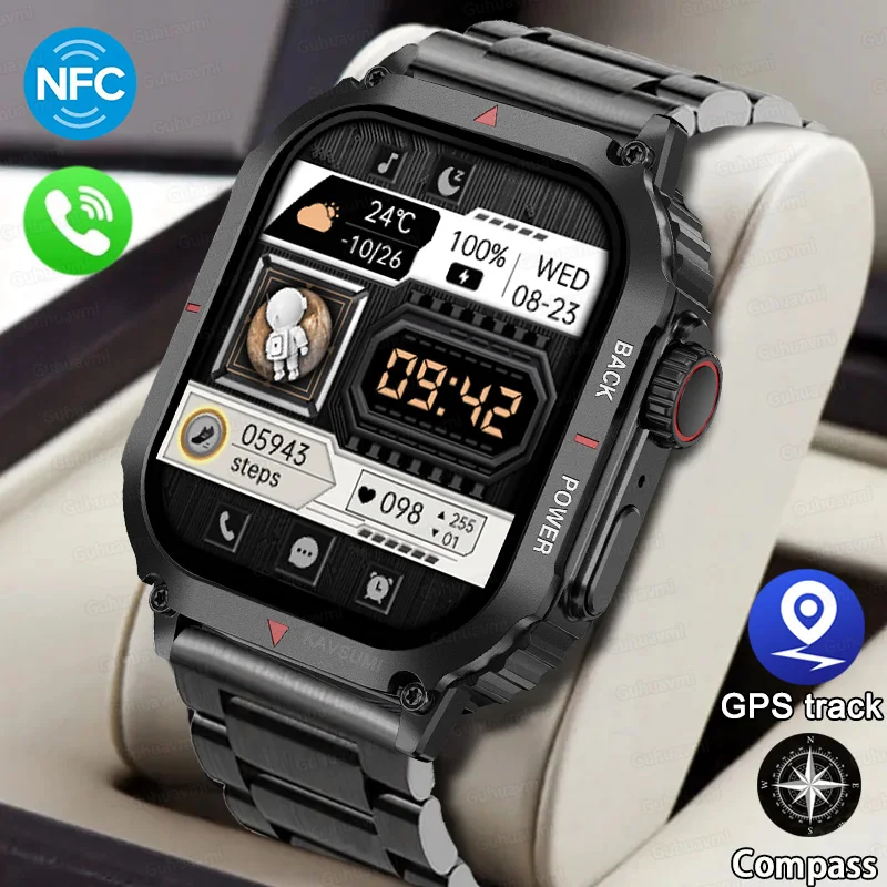 2023New Men's Smart Watch Compass GPS Movement Track Weather AI Voice Assistant Call Sports Modes Outdoor Adventure SmartWatch
2023New Men's Smart Watch Compass GPS Movement Track Weather AI Voice Assistant Call Sports Modes Outdoor Adventure SmartWatch