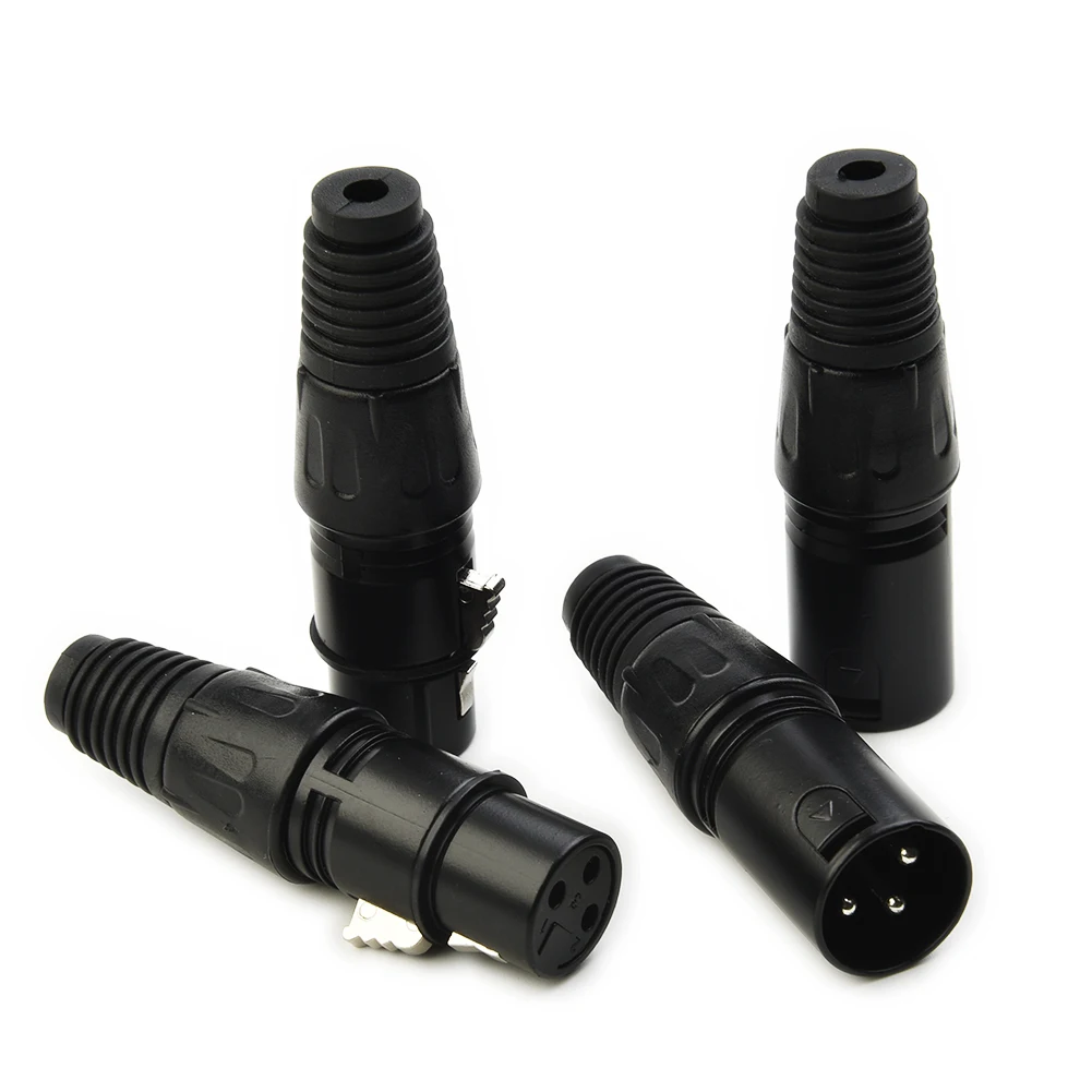 10Pair XLR DMX 3 Pin Male&Female Black Three-core Microphone XLR Balanced Canon Head Microphone Cable Connector 0.59" X 2.64"
10Pair XLR DMX 3 Pin Male&Female Black Three-core Microphone XLR Balanced Canon Head Microphone Cable Connector 0.59" X 2.64"