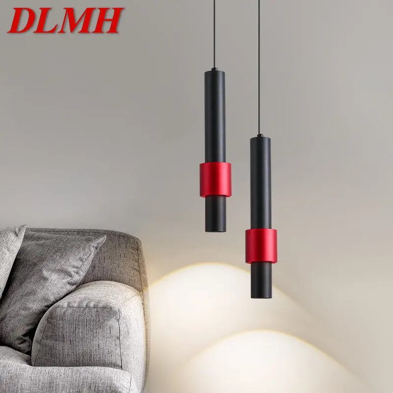 

DLMH Modern Hanging Pendant Light LED Nordic Creative Simply Bedside Chandelier Lamp For Home Dining Room Bedroom Bar