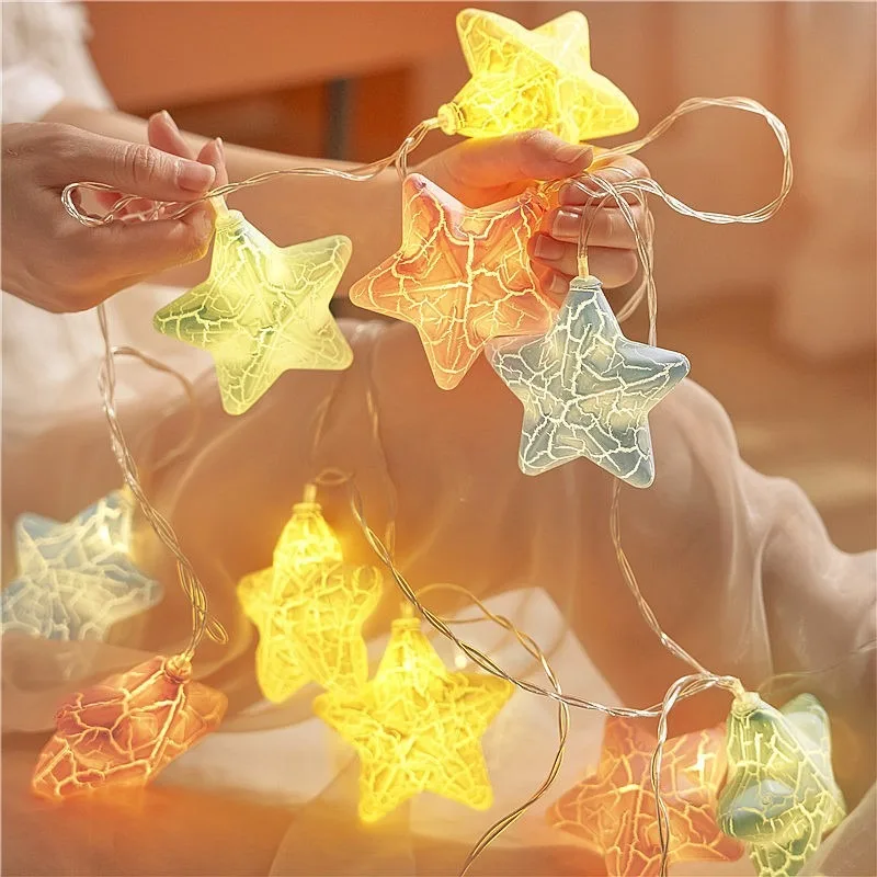 Party Lights Crack Star Lighting Strings New LED Mushroom Light String Girl Room Red Decorative Light Christmas Day Color Light
Party Lights Crack Star Lighting Strings New LED Mushroom Light String Girl Room Red Decorative Light Christmas Day Color Light