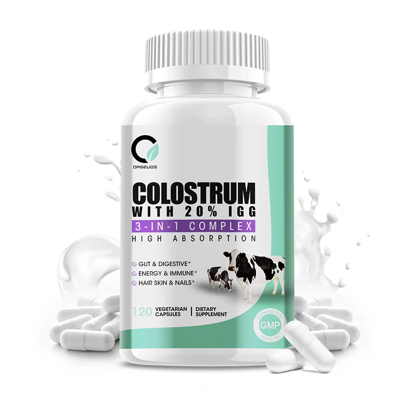 20% IgG Pure Colostrum Pills Whey Protein with Probiotic & Omega 3 Promote Growth & Height, Muscle Build, Improve Immune & gut
20% IgG Pure Colostrum Pills Whey Protein with Probiotic & Omega 3 Promote Growth & Height, Muscle Build, Improve Immune & gut