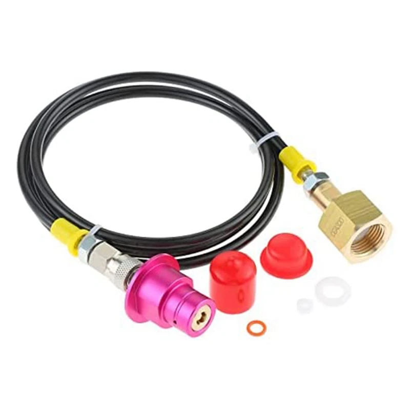 60-Inch CGA320 Soda Terra Stream Adapter with Hose, Co2 Tank Adapter Quick Connector Hose Special for DUO Terra Machine
60-Inch CGA320 Soda Terra Stream Adapter with Hose, Co2 Tank Adapter Quick Connector Hose Special for DUO Terra Machine