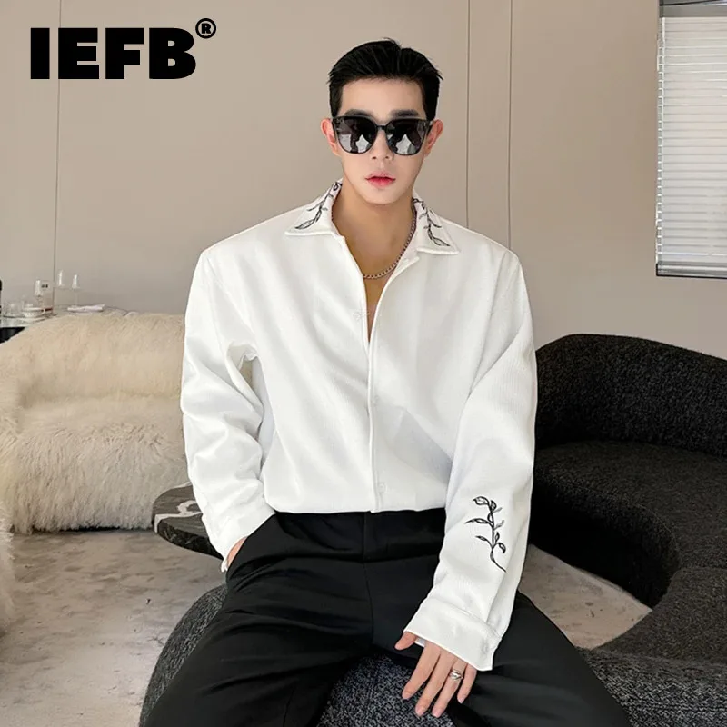 Свободные повседневные рубашки IEFB в китайском стиле с вышивкой, новая модная мужская футболка с длинным рукавом, модель 2024 года, весна, искусственная кожа 9C5106
Свободные повседневные рубашки IEFB в китайском стиле с вышивкой, новая модная мужская футболка с длинным рукавом, модель 2024 года, весна, искусственная кожа 9C5106