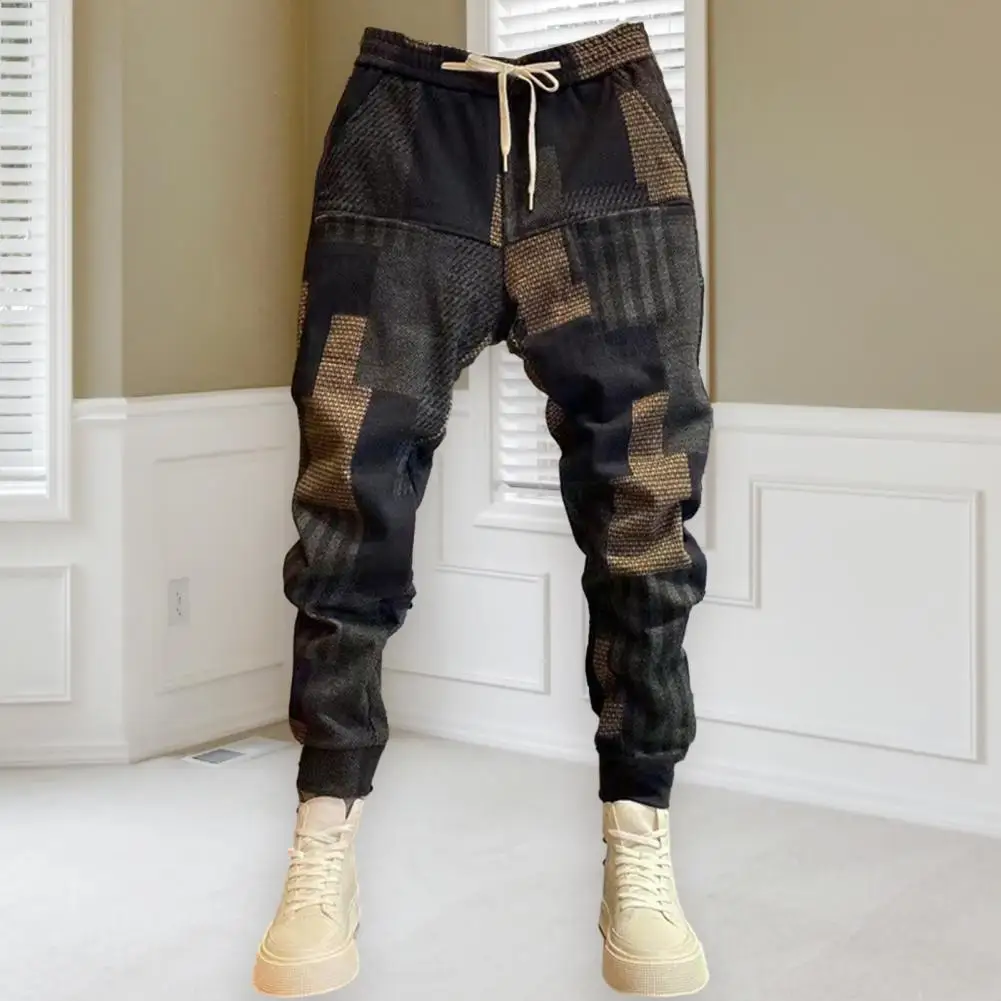 Regular Fit Men Trousers Stylish Printed Baggy Long Pants for Men with Reinforced Pockets Elastic Waist Versatile for Sportswear
Regular Fit Men Trousers Stylish Printed Baggy Long Pants for Men with Reinforced Pockets Elastic Waist Versatile for Sportswear