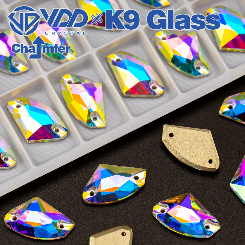 

VDD галактика AAAAA высшее качество K9 стекло Пришивание кристалл AB Стразы шитье плоские камни стразы для одежды аксессуары для платья