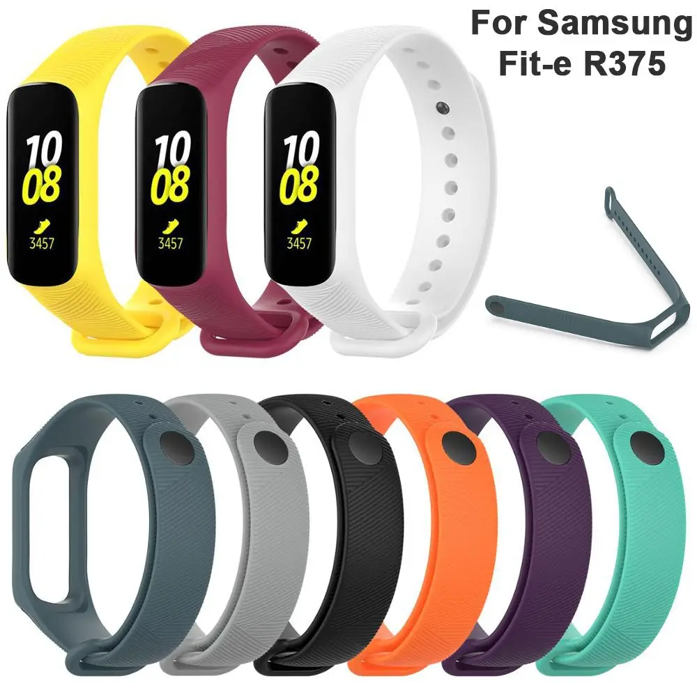 Rubber Adjustable Wristband Smart Bracelet Fit E Silicone Strap Replacement Watch Band For Samsung Galaxy Fit-e R375
Rubber Adjustable Wristband Smart Bracelet Fit E Silicone Strap Replacement Watch Band For Samsung Galaxy Fit-e R375