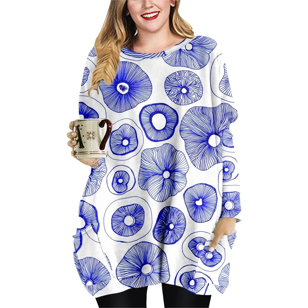 SOJINM Floral Printing T-shirt Female Summer Casual Vintage T-shirt Clothing Fashion Autumn Top Long Sleeve Blouse Oversized 5XL
SOJINM Floral Printing T-shirt Female Summer Casual Vintage T-shirt Clothing Fashion Autumn Top Long Sleeve Blouse Oversized 5XL