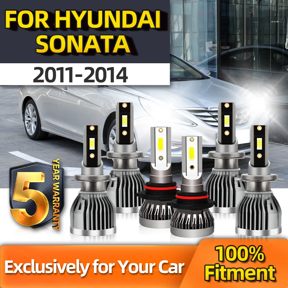 TEENRAM For Hyundai Sonata Super Bright Headlight Fog Lamps High Beam Low Beam H8 H7 H7 Bulb 6000K White 12V 2011- 2014
TEENRAM For Hyundai Sonata Super Bright Headlight Fog Lamps High Beam Low Beam H8 H7 H7 Bulb 6000K White 12V 2011- 2014