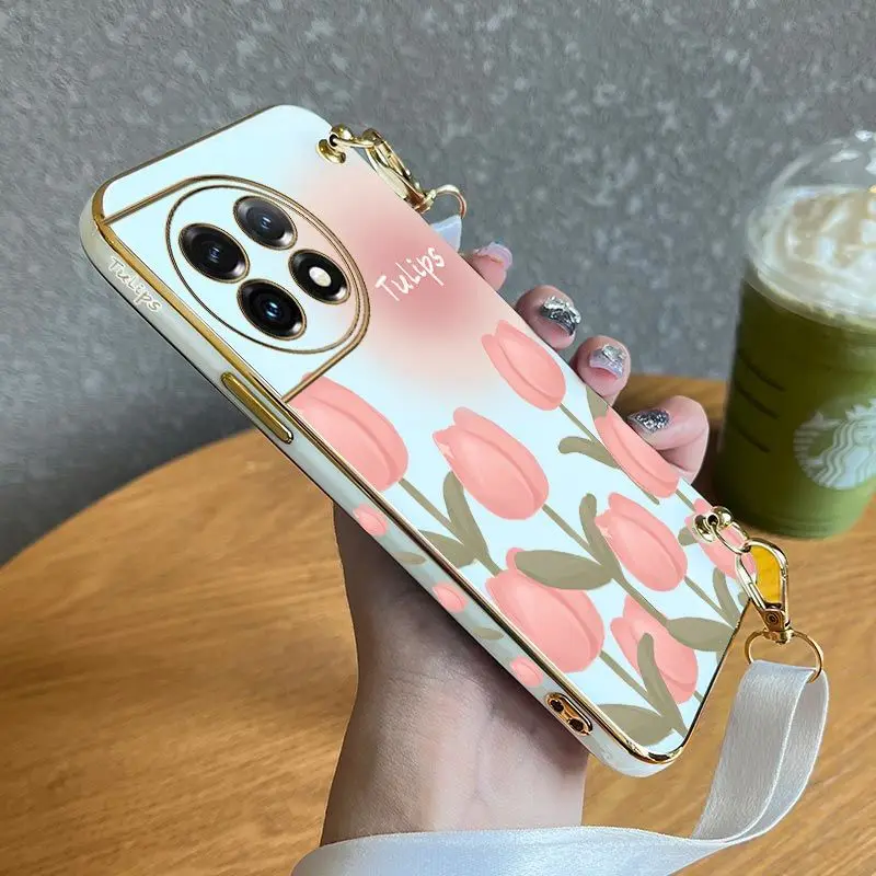 Charming Tulips Lanyard Plating Phone Case For Oneplus 11R 10R 10T 11 10 Pro 9 9R 9RT 8T 8 8 Pro Cover
Charming Tulips Lanyard Plating Phone Case For Oneplus 11R 10R 10T 11 10 Pro 9 9R 9RT 8T 8 8 Pro Cover