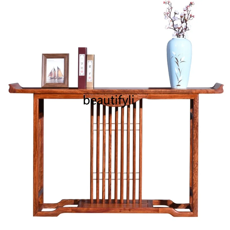 Hedgehog Rosewood Strip Table New Chinese Style Solid Wood Desk Rosewood Strip Table Corridor Entrance Table Entrance Table
Hedgehog Rosewood Strip Table New Chinese Style Solid Wood Desk Rosewood Strip Table Corridor Entrance Table Entrance Table