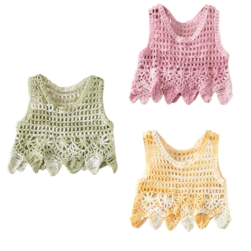 Women Hollowed Knitted Crocheted Beach Holiday Vests Cover Up Bohemian Sleeveless Round Neck Crop Top Camisole N7YF
Women Hollowed Knitted Crocheted Beach Holiday Vests Cover Up Bohemian Sleeveless Round Neck Crop Top Camisole N7YF