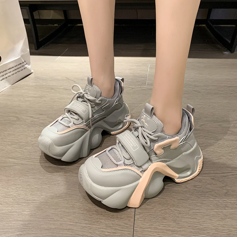 Women Platform Casual Breathable Mesh Shoes 2023 New Summer Chunky Sneakers 6.5CM Wedge Hidden Heels Woman Hollow Leisure Shoes
Women Platform Casual Breathable Mesh Shoes 2023 New Summer Chunky Sneakers 6.5CM Wedge Hidden Heels Woman Hollow Leisure Shoes