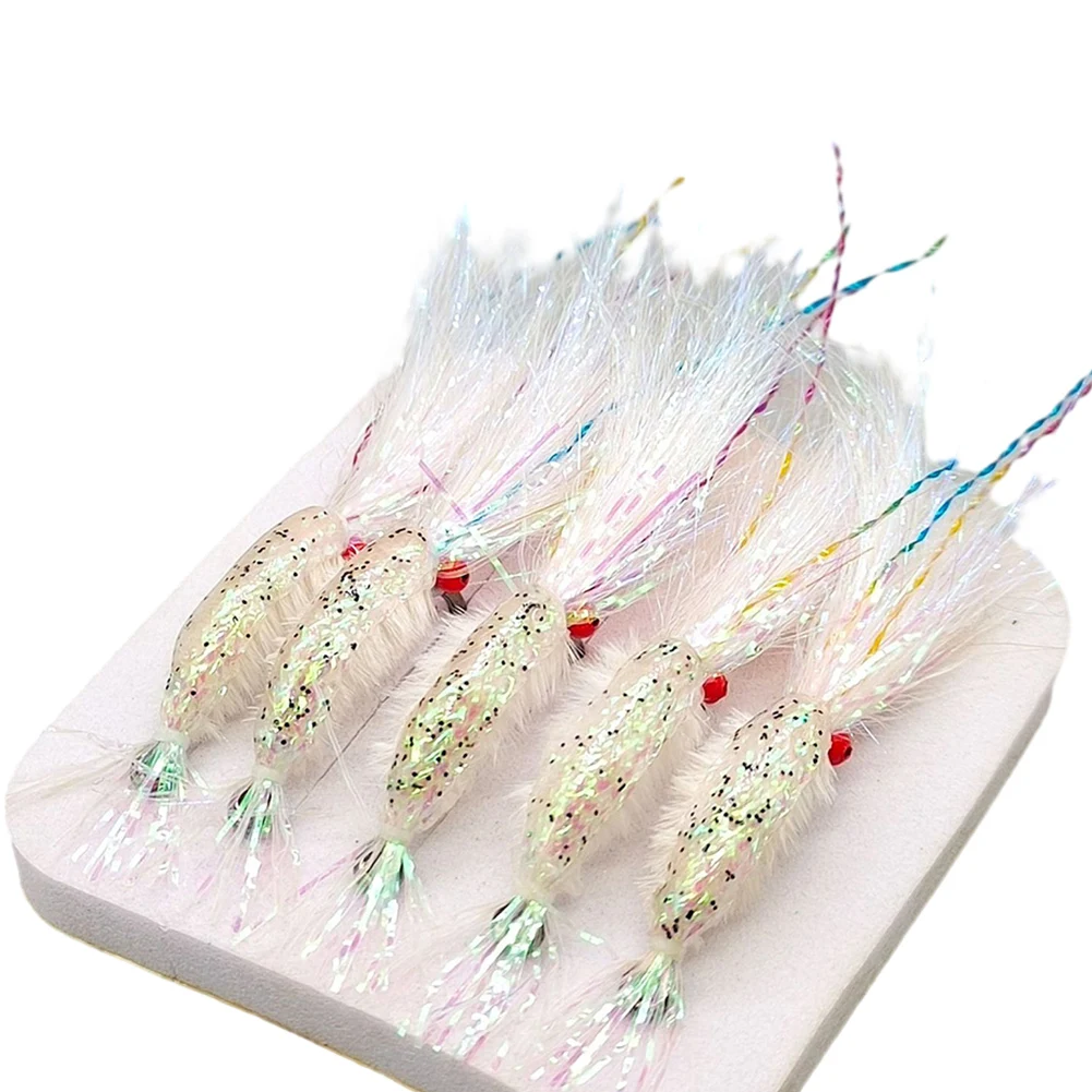 Lure Bait Hook Fly Fishing Hooks For Sea Trout Bass Salmon Plastic+metal Saltwater Shrimp Hook White Fishing Tool
Lure Bait Hook Fly Fishing Hooks For Sea Trout Bass Salmon Plastic+metal Saltwater Shrimp Hook White Fishing Tool