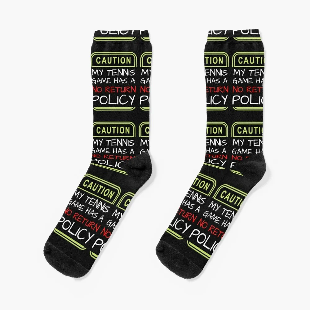 Funny tennis quote - my tennis game has a no return policy Socks soccer anti-slip socks colored socks Ladies Socks Men's 
Funny tennis quote - my tennis game has a no return policy Socks soccer anti-slip socks colored socks Ladies Socks Men's