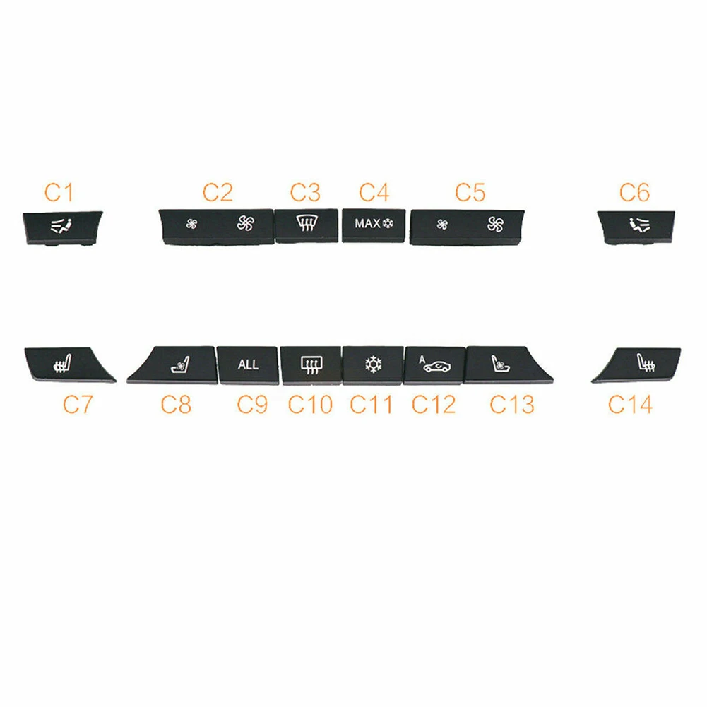 For BMW 5 6 7 Series F01 F10 F12 AC Heater Switch 14 Button Key Cap Repair Kits 615284508359 Car Interior Stickers
For BMW 5 6 7 Series F01 F10 F12 AC Heater Switch 14 Button Key Cap Repair Kits 615284508359 Car Interior Stickers